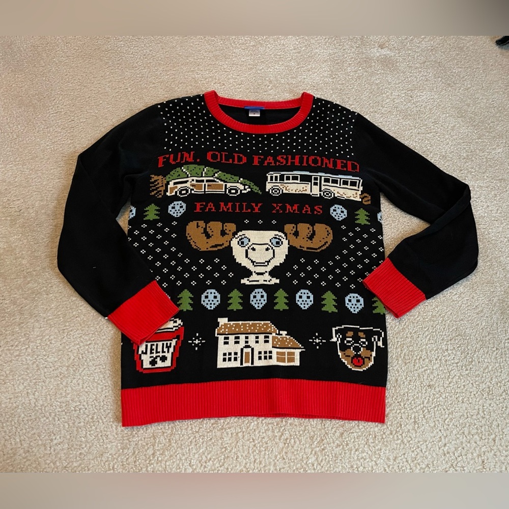 National Lampoons Christmas Vacation - Ugly Christmas Sweater - Size: Medium